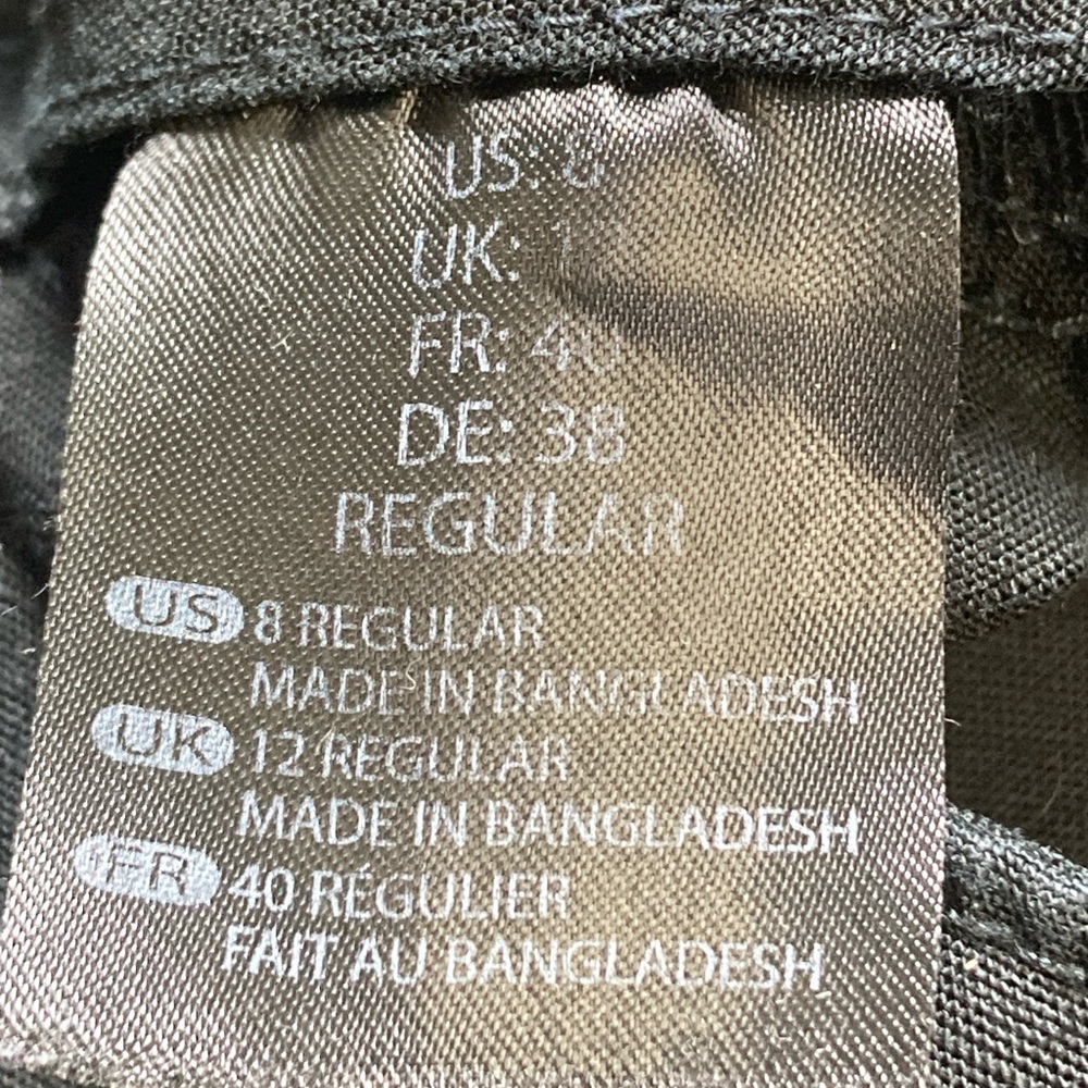 5.11 Tactical Series Cargo Pants Women's Black Utility Straight Size 8 Hiking - Picture 11 of 16